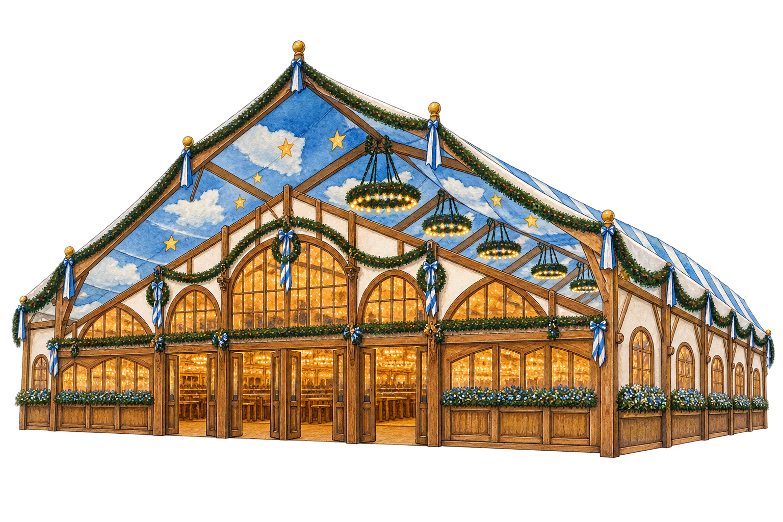 Hacker-Festzelt tent facade
