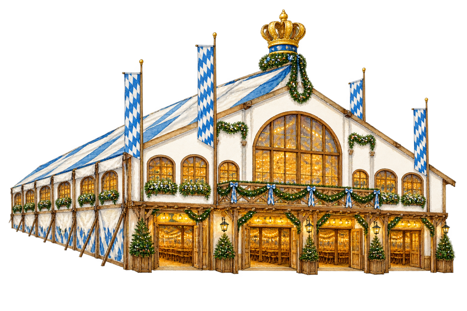 Hofbräu-Festzelt tent facade