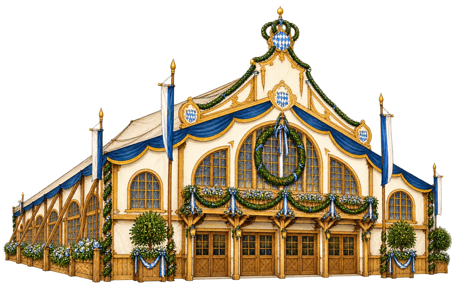 Festhalle Schottenhamel tent facade